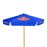 7' Wood Market Umbrella Kit With Valance (6 Imprints)