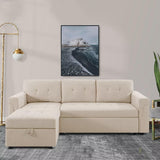 Home Imports Emporium Reversible Sleeper Sectional Sofa Storage Chaise