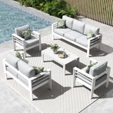 Alturas Standalone Product 5 Piece Sofa Seating Group with Cushions