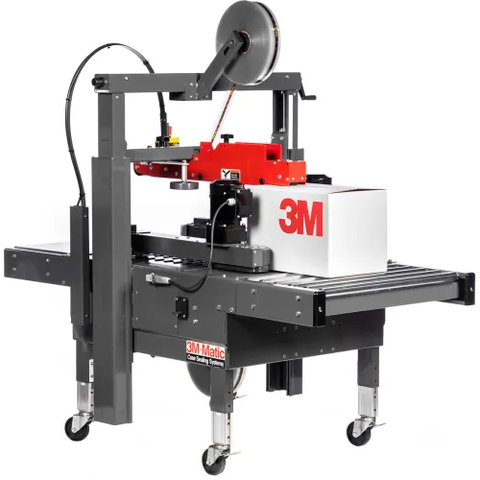 3M-Matic 8000asb Adjustable Case Sealer with AccuGlide NPH Taping Head, Side Belt Drive, 2"W Tape