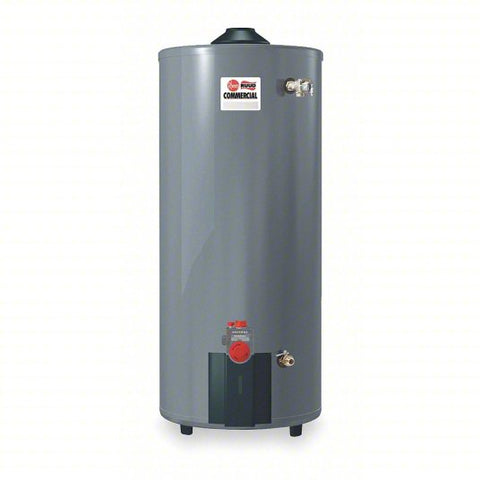 Commercial Gas Water Heater: Natural Gas, Low NOx, 75 gal, 75,100 BTU, 64 in Ht