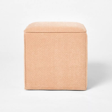 Lynwood Square Upholstered Cube Ottoman - Threshold™