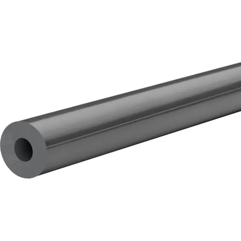 PVC Type 1 Tube, 36"L x 3/4"ID x 1-1/4"OD, Gray