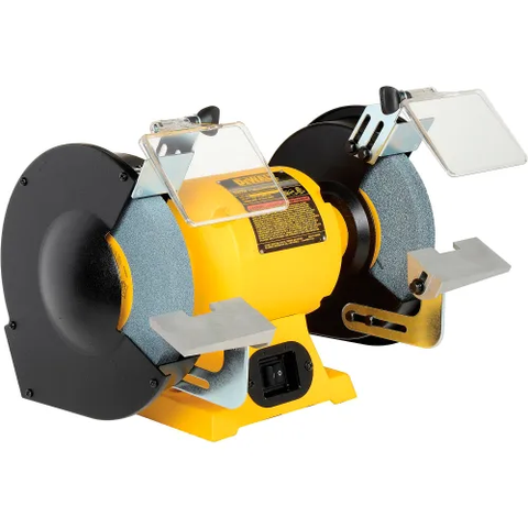 DeWalt® Bench Grinder, DW758, 8" Wheel Diameter, 3/4 HP, 3600 RPM