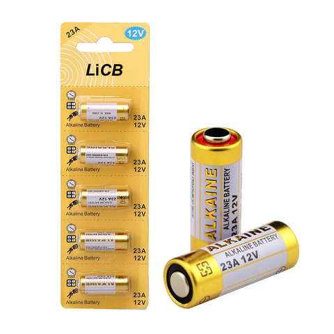 LiCB A23 23A Batteries MN21 23AE GP23 21/23 Batteries Miniature 23a 12 Volt Alkaline Battery (5-Pack)