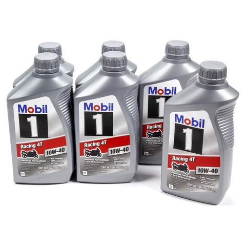 Racing 4T 10W-40 Full Synthetic Motorcycle Oil, 1 Quart (Case of 6)
