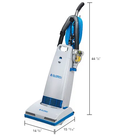 Commercial Upright Vacuum w/ Tools, 14" Cleaning Path