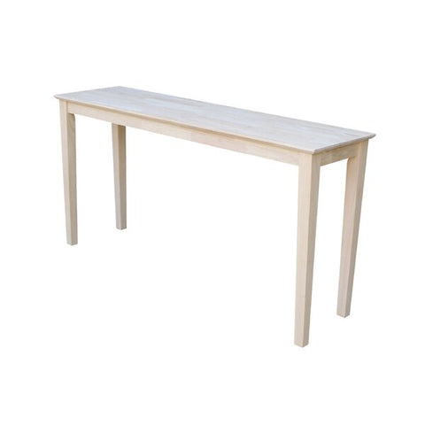 60 W, 16 L, 30 H console table
