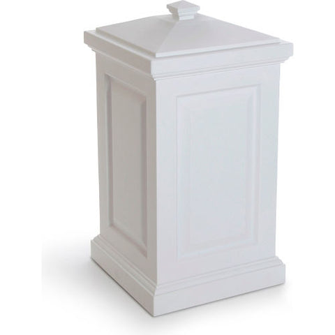 Outdoor Storage Box 4835-B - 20"L x 20"W x 37-3/4"H, White