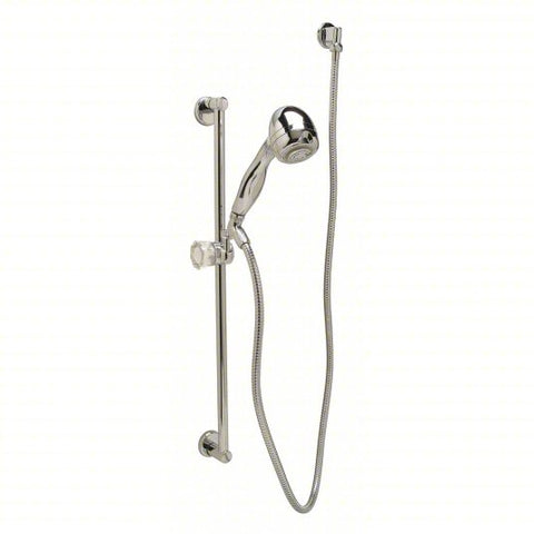 Showerhead: Zurn, Temp Gard, Multi Function, 2 gpm Flow Rate, Chrome Finish