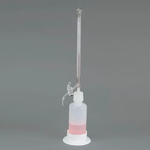 Bel-Art F37915-0525 Borosilicate Glass 25ml Automatic Self Zeroing Burette, 500ml Reservoir