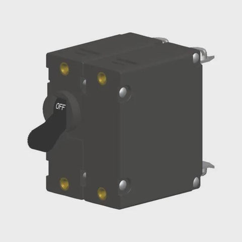 Circuit Breakers 2-pole, Handle, 30 amp circuit breaker, Screw 8-32 with upturned lugs terminals, UL 1077 Recognized CSA Accepted