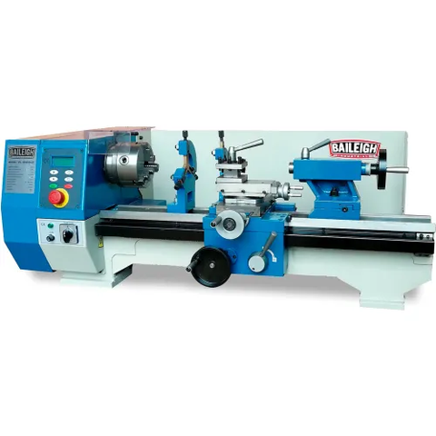 Baileigh Industrial® PL-1022VS-V2 Bench Top Lathe with Mitutoyo® DRO, 1 HP, 110V