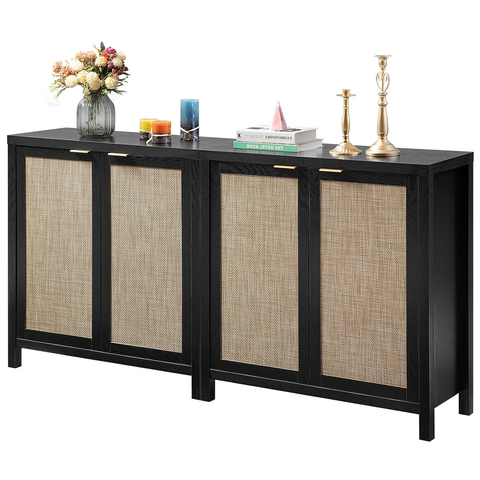 Sideboard Buffet Cabinet Set of 2