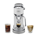 De’Longhi Dedica Duo Espresso Machine, Compact Size with Built in Frother for Latte Art, Brew Espresso, Cold Brew, Lattes & More