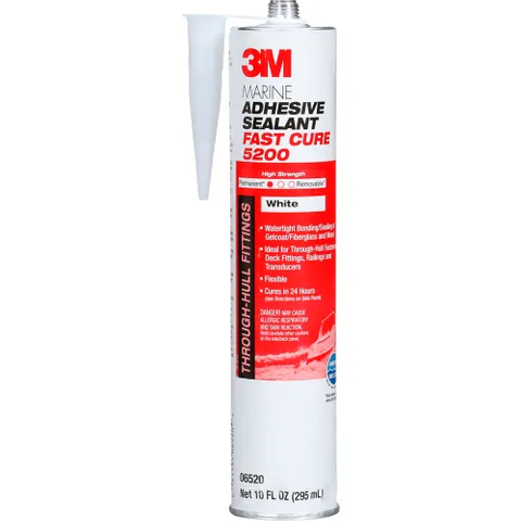 3M™ 5200 FC Marine Adhesive Sealant, 295 ml Capacity, White - Pkg Qty 12