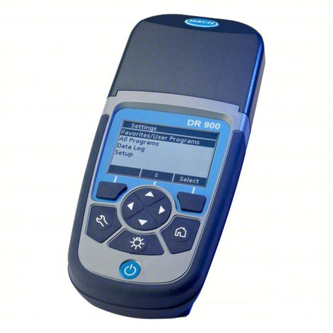 HACH Portable Colorimeter: 420 nm_520 nm_560 nm_610 nm Wavelengths, 0.03% Accuracy, LED, DR900