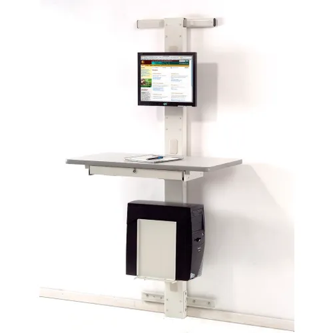 72"H Wall Mount Unit with VESA Mount - Beige