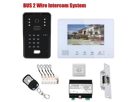 2pin Wire Video Door Phone Visual Intercom Doorbell