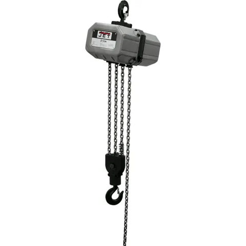 JET® 3SS-1C-20 Electric Chain Hoist, 3 Ton Capacity, 30' Lift, 115/230V