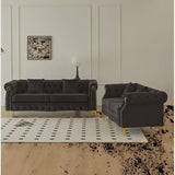 Frotten 2 - Piece Velvet Living Room Set