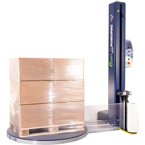 Robopac Ecoplat Semi-Automatic Stretch Wrapper-86"