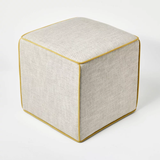 Lynwood Square Upholstered Cube Ottoman - Threshold™