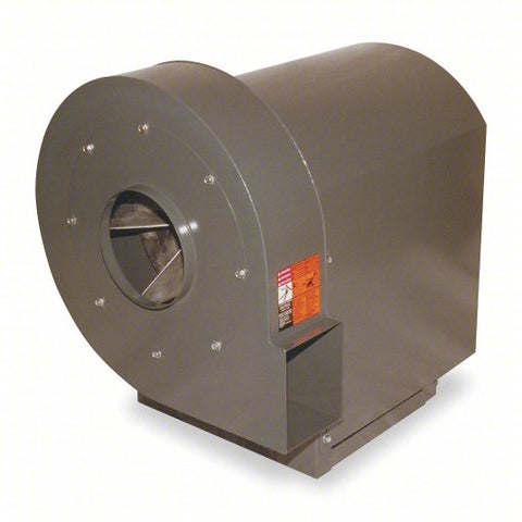 High Pressure Blower: 10 5/8 in Wheel, Belt Drive, With Drive, 651 cfm @ 4 in SP, 1 1/2 hp, 3 Phase