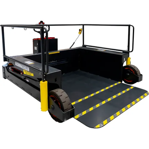 Ballymore Rough Terrain Powered Portable Loading Dock, 56" Raised Height Platform, 5000 lb. Capacity