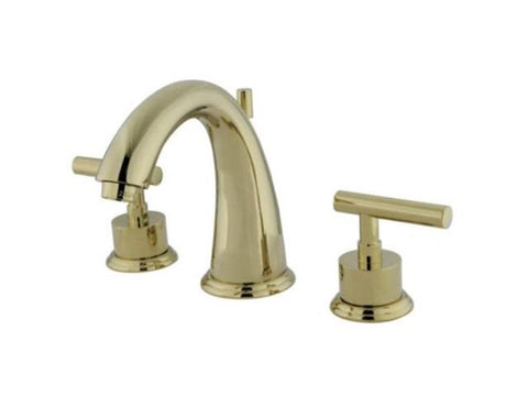 kingston brass ks2962cml concord 8inch widespread lavatory faucet