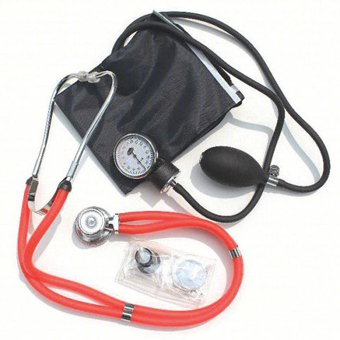 EMI Aneroid Sphygmomanometer: Aneroid Sphygmomanometer, Adult/Infant/Pediatric, Nylon, 10 in Cuff Wd