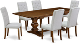 East West Furniture ALAEL5-78-05  Kitchen Table Set Includes a Rectangle Dining Table