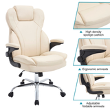 Executive Office Chair with Adjustable Seat Height Home Office Desk Chair