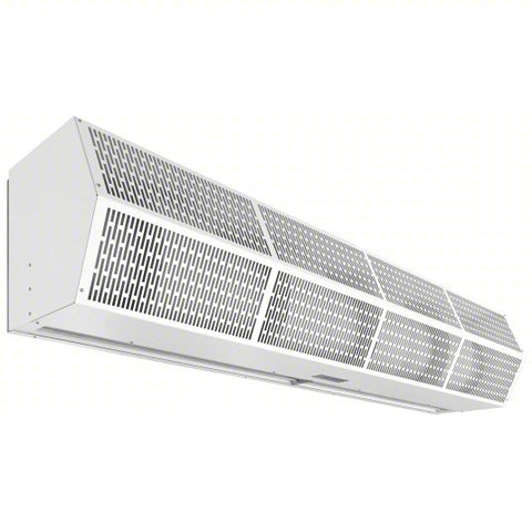 Unhtd 14"H 75"W 15"D Alumin Air Curtain: Ambient Air, Std Profile, For 6 ft Opening Wd, 3,692 cfm