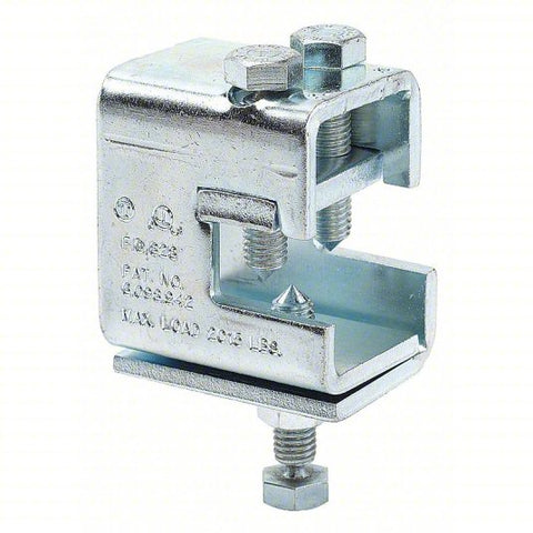 Universal Swivel Brace Attachment: Steel, 3 in Lg, 2 3/8 in Wd