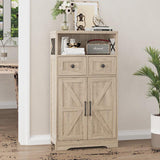 Storage Cabinet With Doors And Drawers