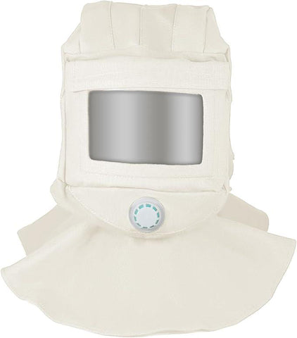 Eyourlife Sand Blasting Hood Mask Helmet Sandblaster Shawl Cap Anti Wind/Sandblaster Tools Dust Protective Face Mask, Canvas (White)