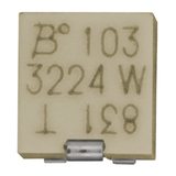 TRIMMER 10K OHM 0.25W J LEAD TOP