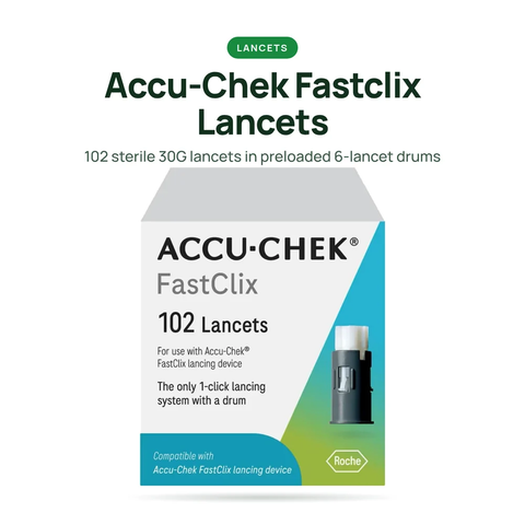 Accu-Chek FastClix Lancets 102 Count