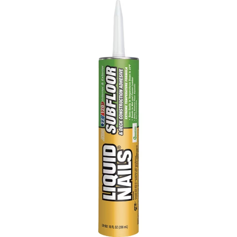 Flooring Adhesive, 10 oz. Sz, White