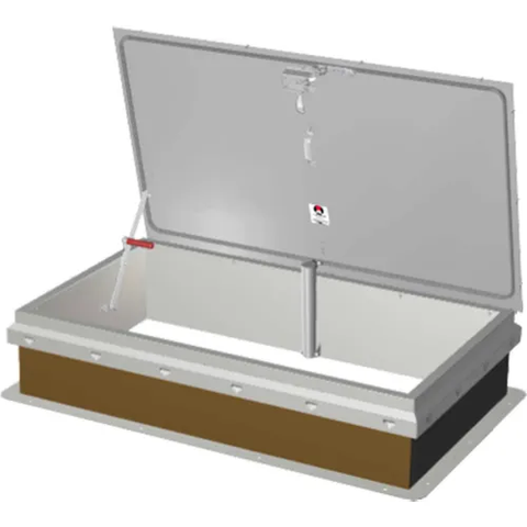 JL Industries Diamond Series Aluminum Roof Hatch - 30" W x 54" L