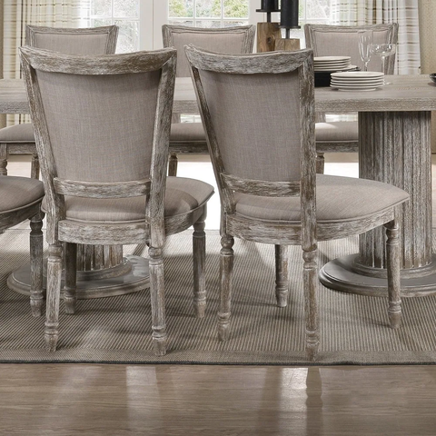 Mulberry Lodge Reclaimed Grey Side Chair (Set of 2)