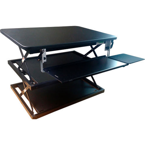 Uncaged Ergonomics CDM-B CHANGEdesk Adjustable Height Standing Desk Conversion, Black