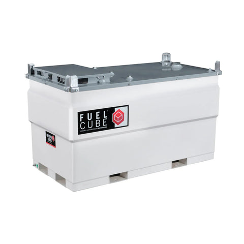 Western Global® FuelCube Diesel Fuel Storage Tank w/ 115V Pump Kit & Level Gauge, 528 Gal. Cap.