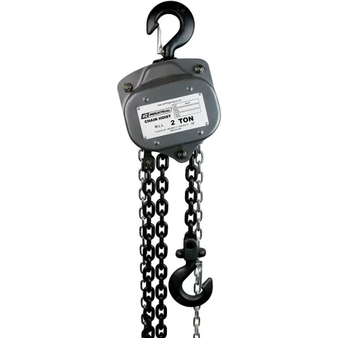 OZ Lifting Industrial Manual Chain Hoist, 1/2 Ton Capacity 30' Lift