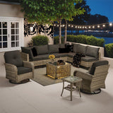 Emroy 8 - Person Wicker/Rattan Sectional Seating Group