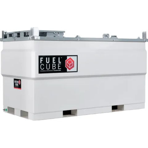Western Global 500 Gallon FuelCube Diesel Fuel Tank with Fuel Gauge