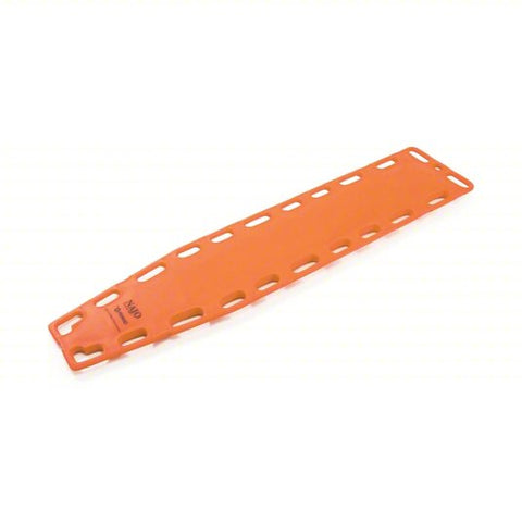 FERNO Backboard: Yellow, 72 in Overall Lg, Polyethylene, 0 Pins