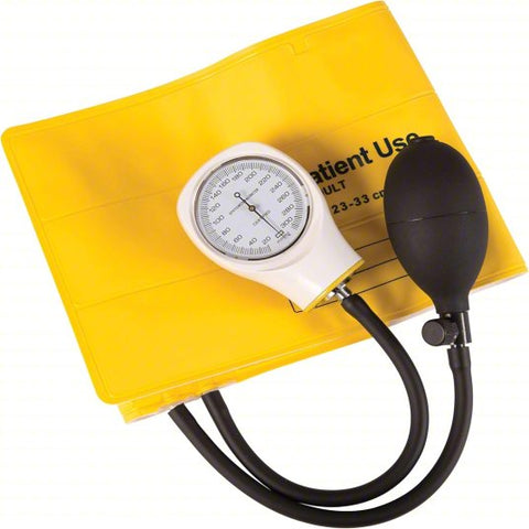MABIS Blood Pressure Unit: Blood Pressure Unit, Arm, Adult, Vinyl, Adult Cuff Named Size, Single Use