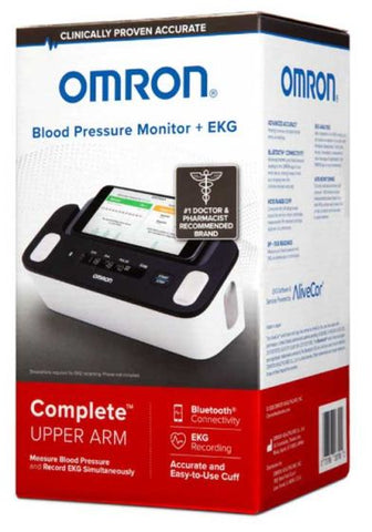 Omron Complete Wireless Upper Arm Blood Pressure and EKG Monitor